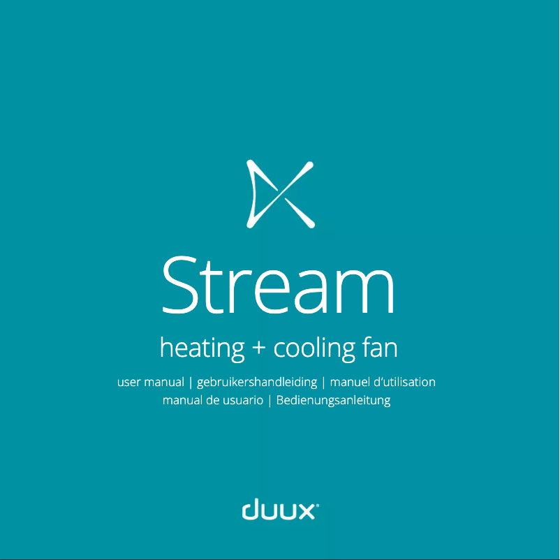 Imagen de la primera página del manual del dispositivo Stream DXHCF01