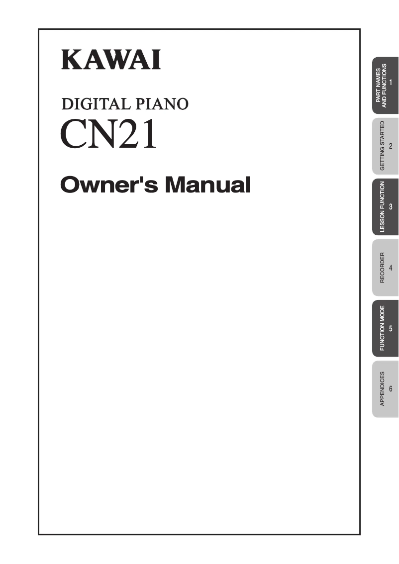 Imagen de la primera página del manual del dispositivo CN21