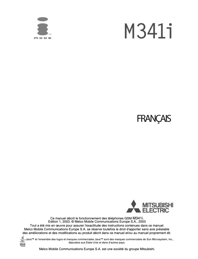 Imagen de la primera página del manual del dispositivo M341I