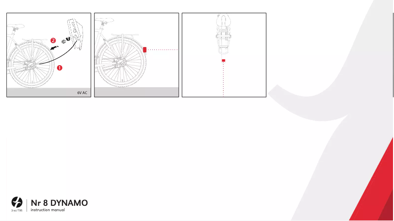 Página nº 1 - Manual de usuario Spanninga Nr. 8