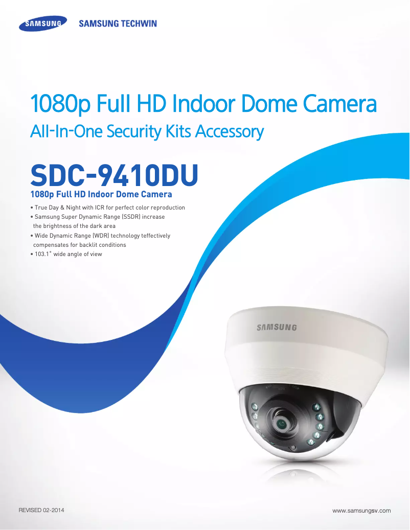 Imagen de la primera página del manual del dispositivo SDC-9410DU