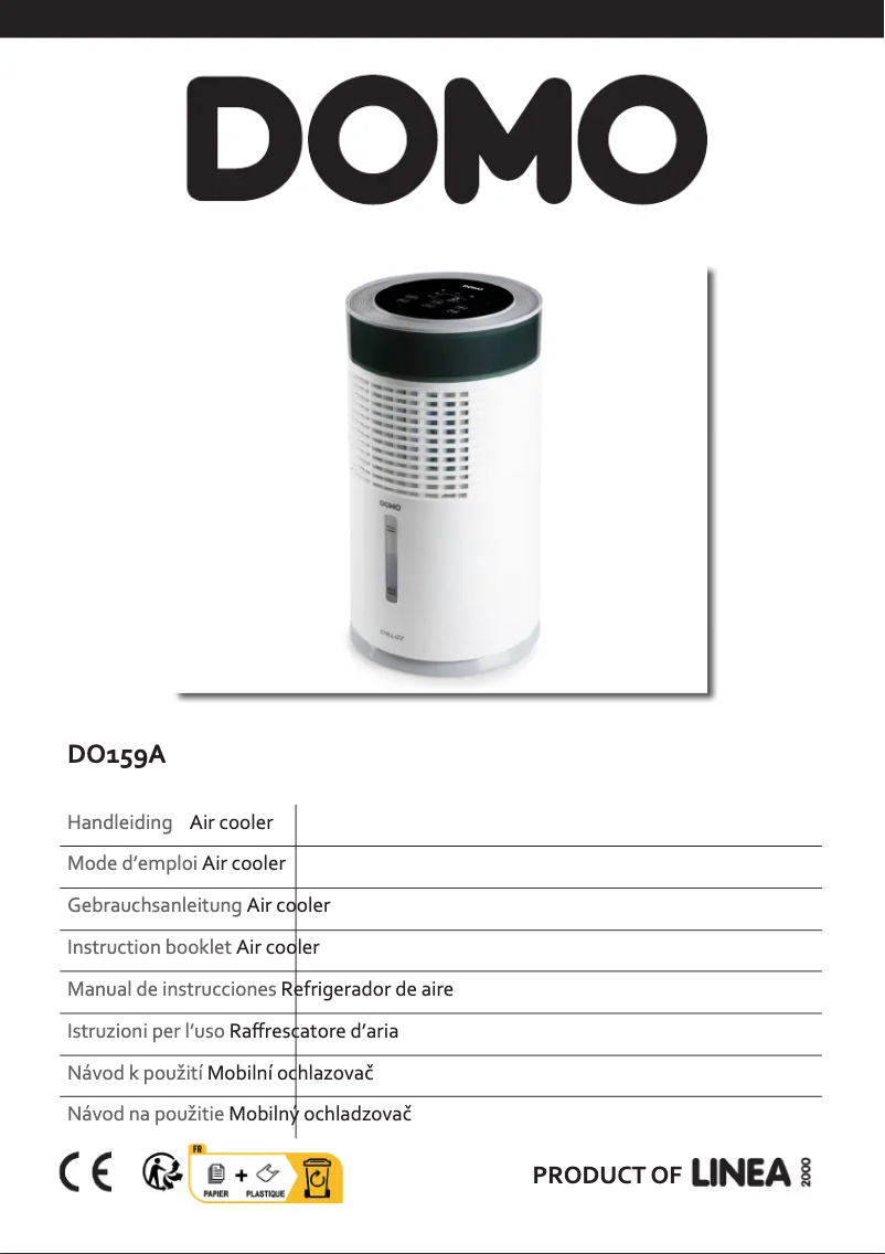 Imagen de la primera página del manual del dispositivo DO159A