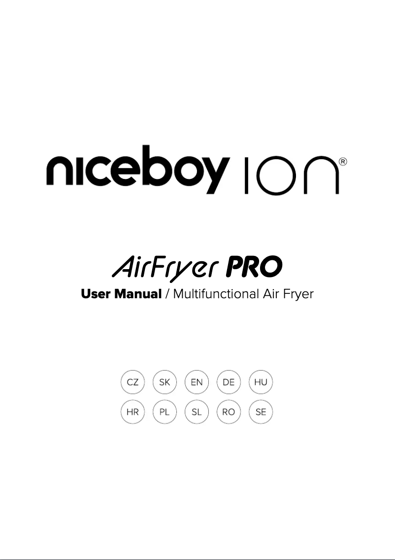 Página 1 del manual Manual de usuario Niceboy ION AirFryer PRO
