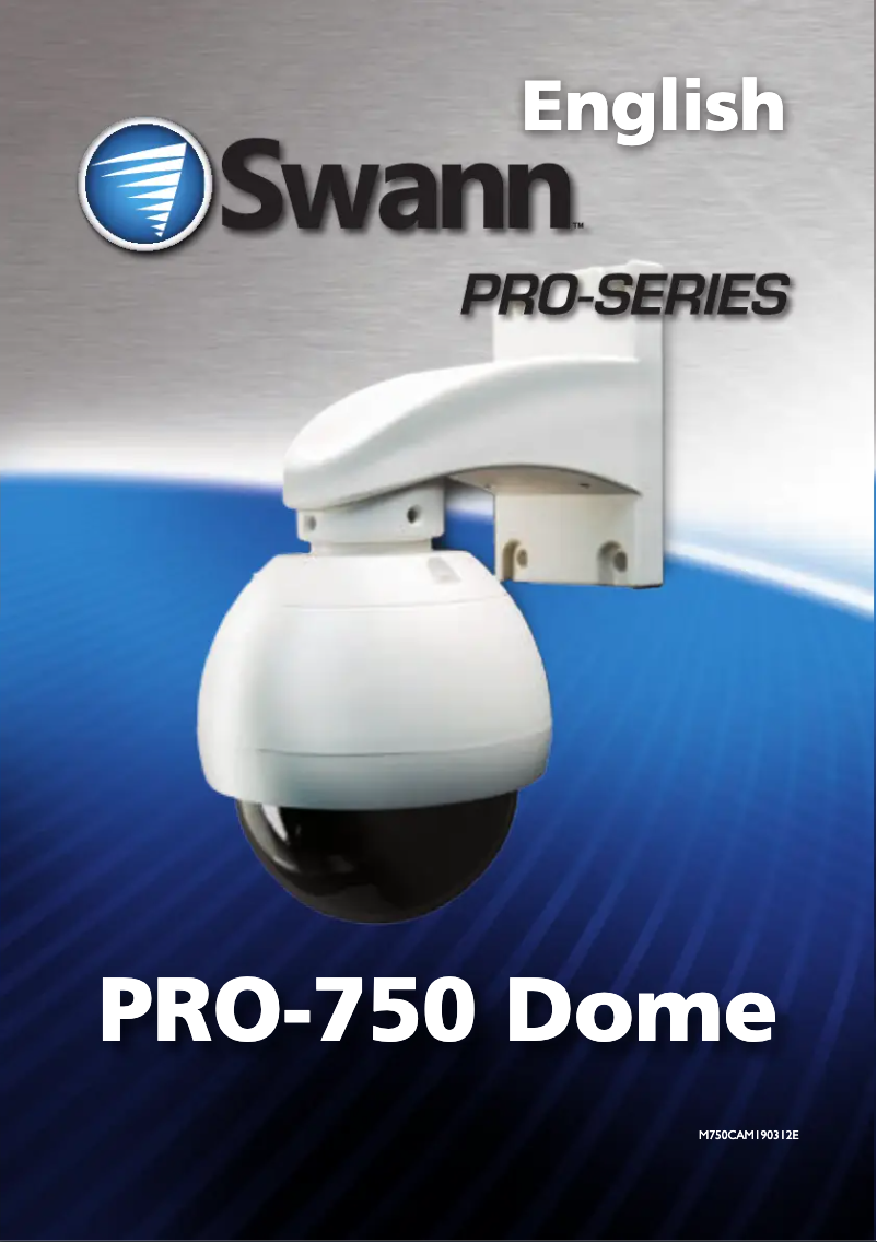 Imagen de la primera página del manual del dispositivo PRO-750