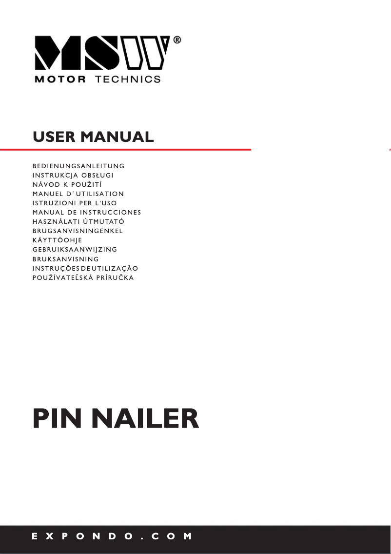 Imagen de la primera página del manual del dispositivo MSW-AIRP35PN