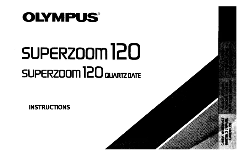 Página 1 del manual Manual de usuario Olympus SuperZoom 120