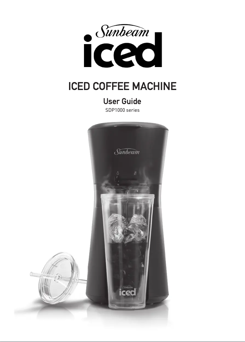 Imagen de la primera página del manual del dispositivo Iced SDP1000
