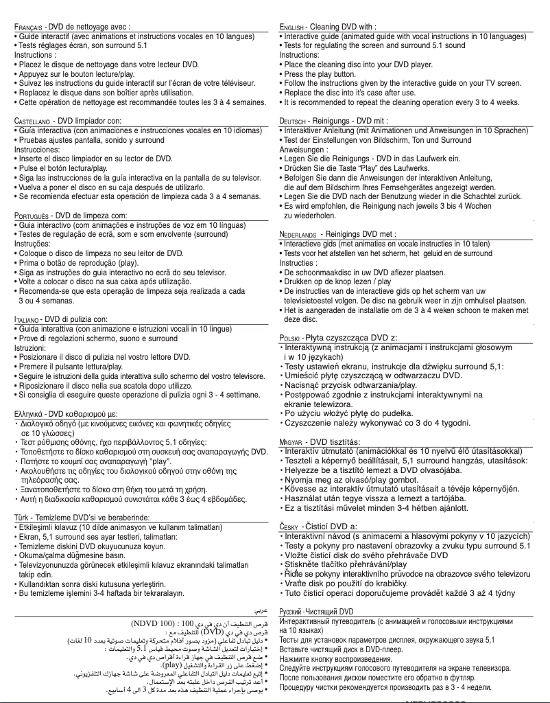 Imagen de la primera página del manual del dispositivo NEDV032930