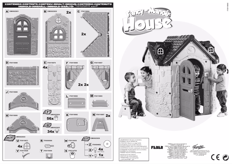 Página 1 del manual Manual de usuario Feber Fancy House