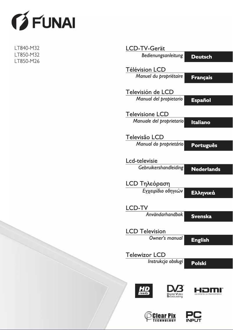 Imagen de la primera página del manual del dispositivo LT850-M32
