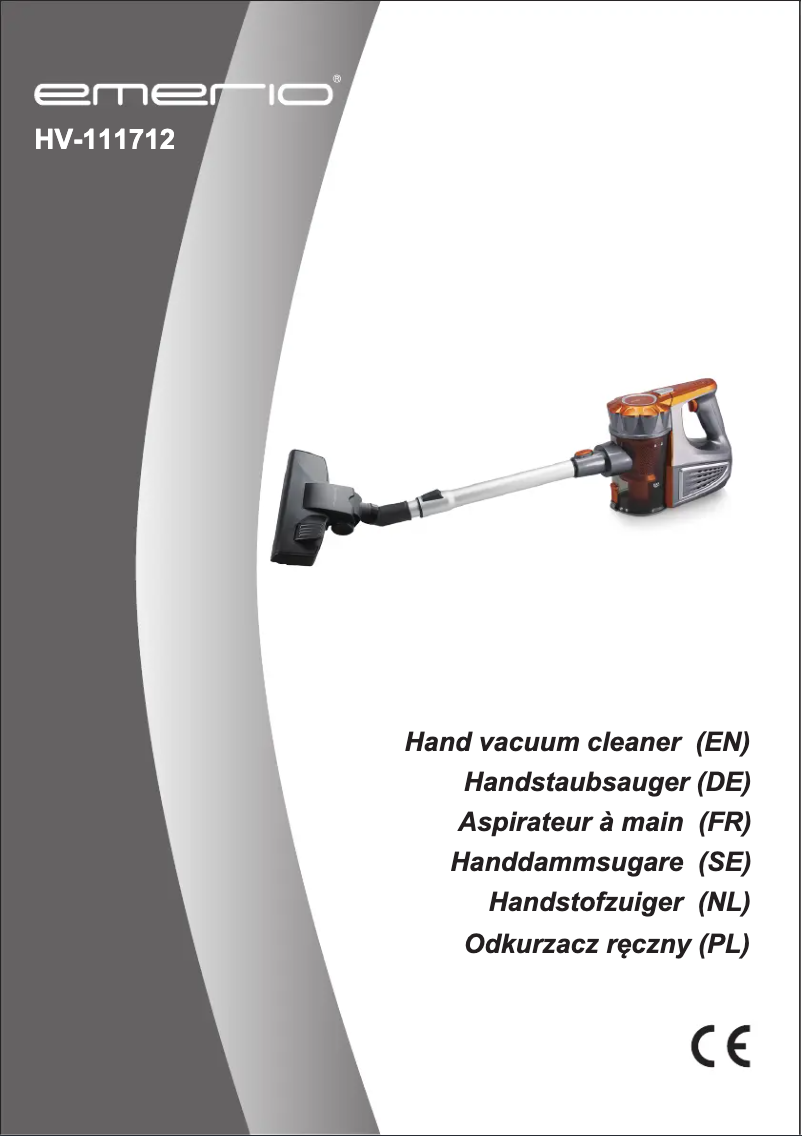 Página 1 del manual Manual de usuario Emerio HV-111712