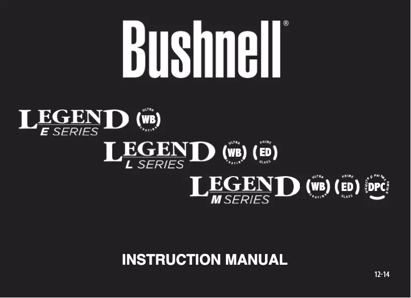 Página 1 del manual Manual de usuario Bushnell Legend Ultra