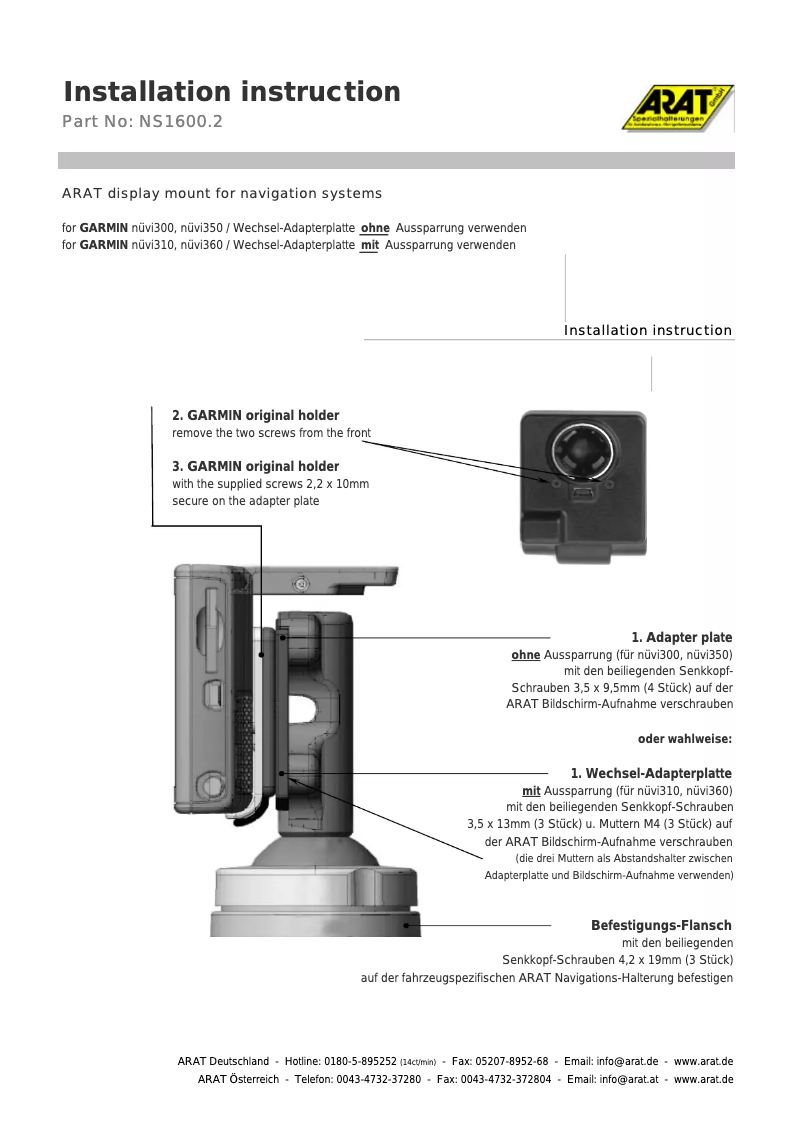 Imagen de la primera página del manual del dispositivo NS1600.2