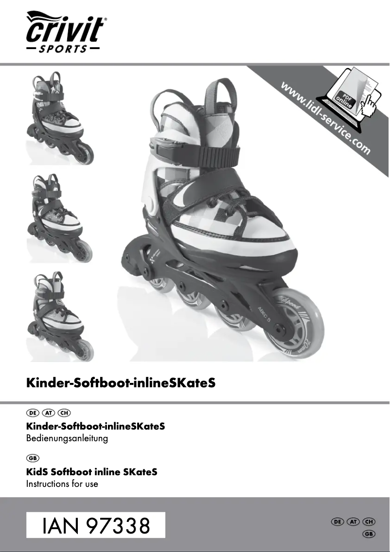 Imagen de la primera página del manual del dispositivo IAN 97338