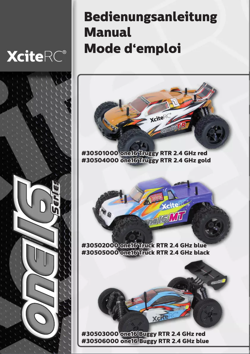 Imagen de la primera página del manual del dispositivo Buggy one16 B