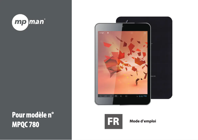 Imagen de la primera página del manual del dispositivo MPQC 783