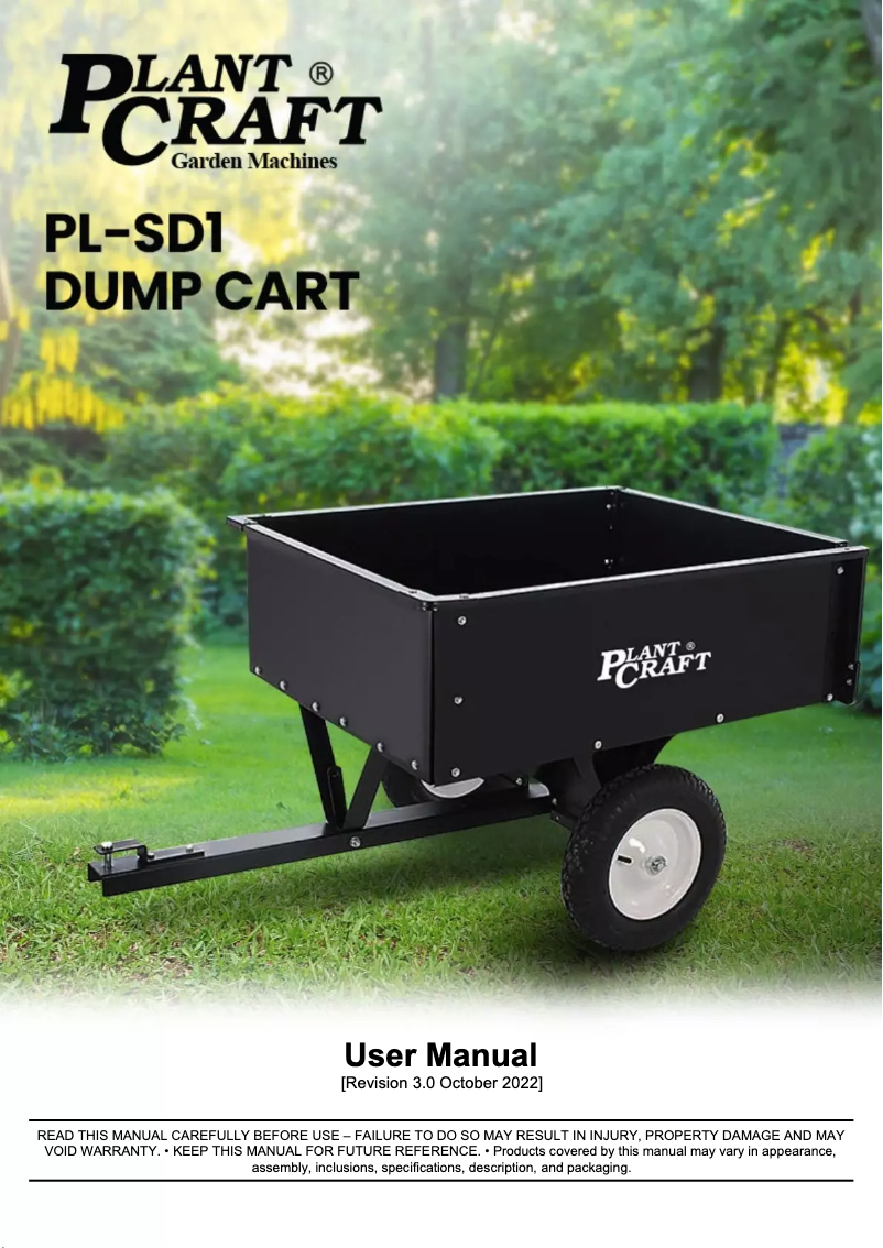 Página 1 del manual Manual de usuario Plant Craft PL-SD1