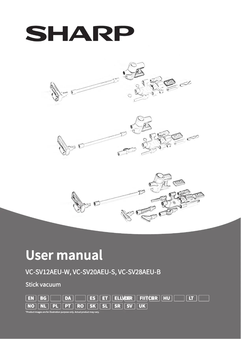 Imagen de la primera página del manual del dispositivo VC-SV20AEU
