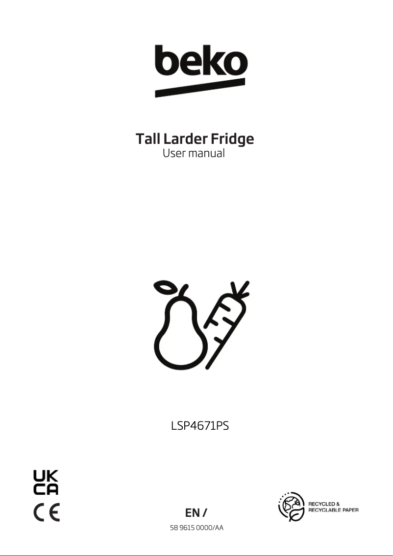 Imagen de la primera página del manual del dispositivo LSP4671PS