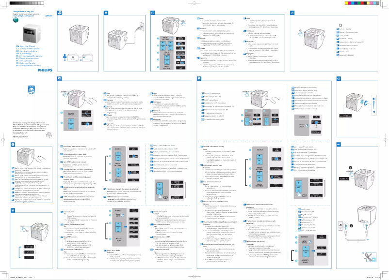 Imagen de la primera página del manual del dispositivo AJB4300W