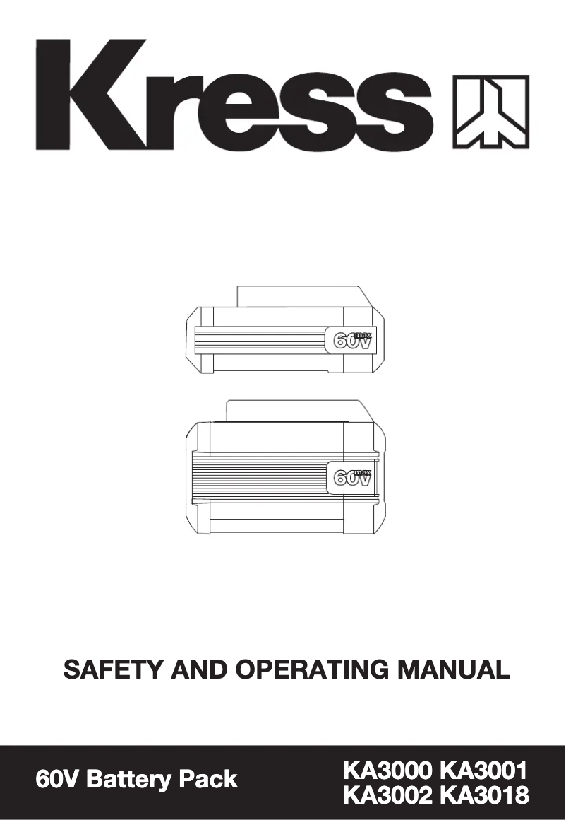 Página 1 del manual Manual de usuario Kress KA3002