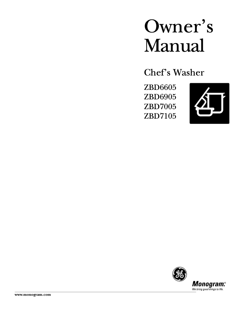 Página 1 del manual Manual de uso y mantenimiento GE ZBD7005GII