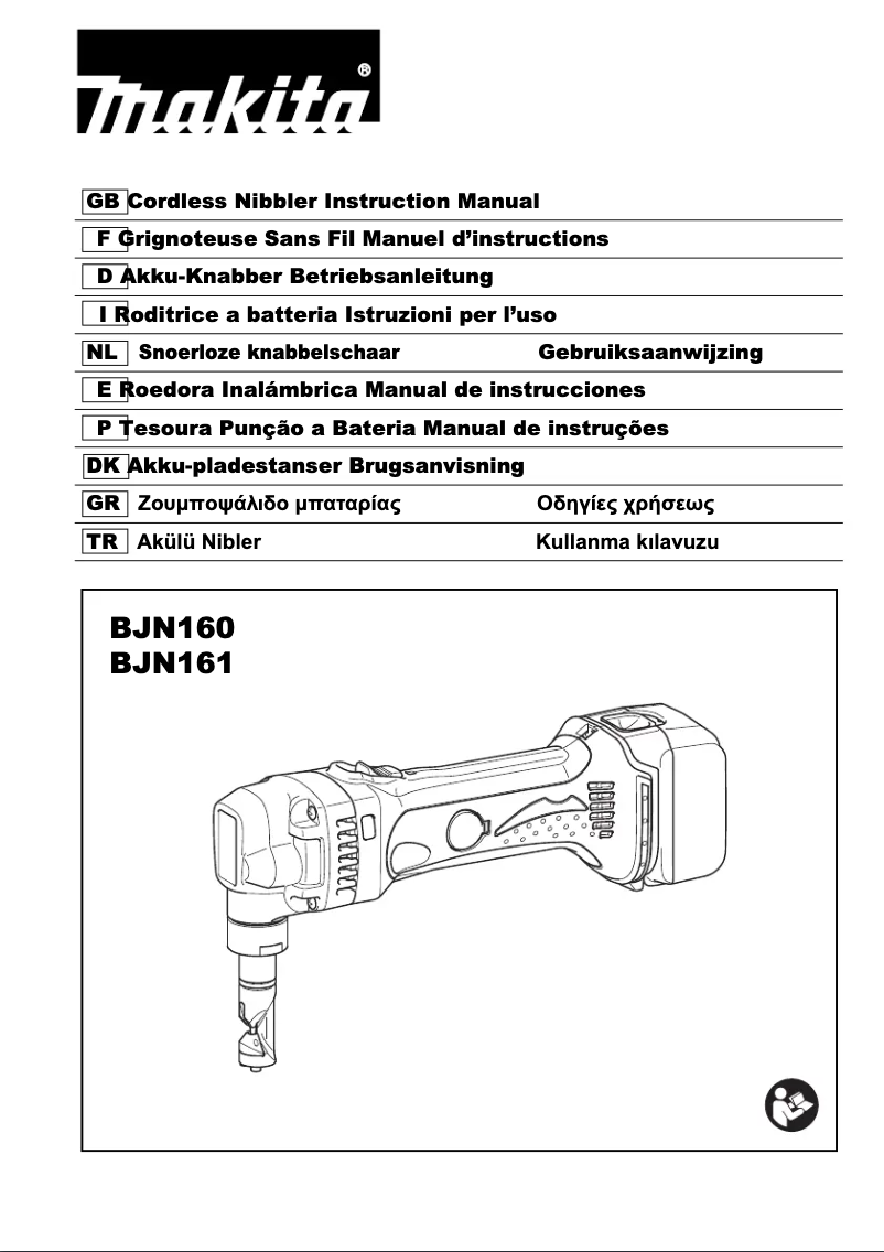 Página 1 del manual Manual de usuario Makita BJN160RFJ