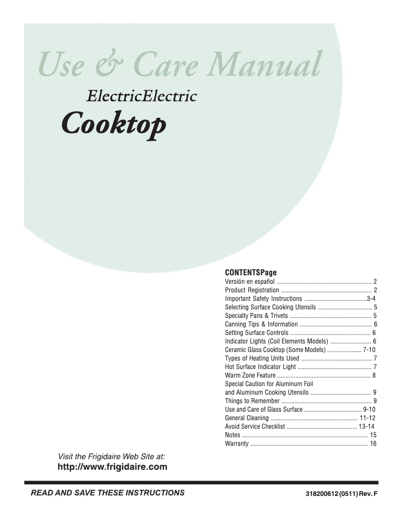 Imagen de la primera página del manual del dispositivo GLEC36S8EB
