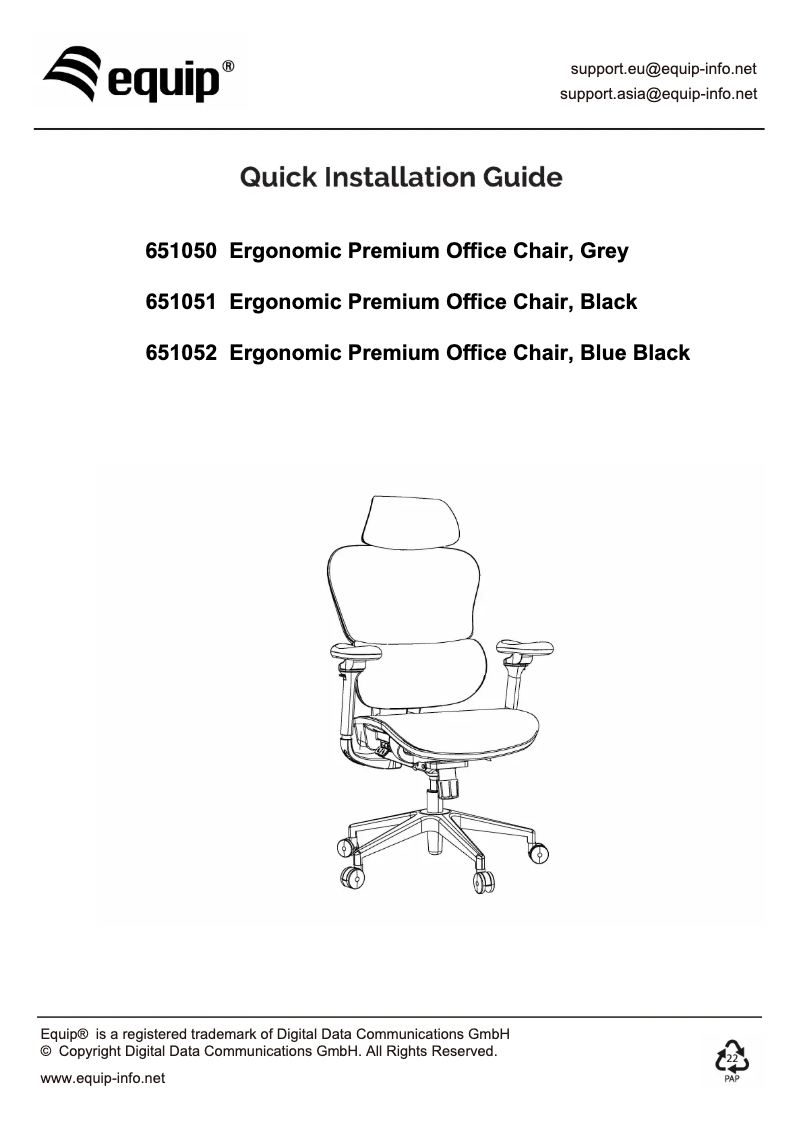 Imagen de la primera página del manual del dispositivo 651050