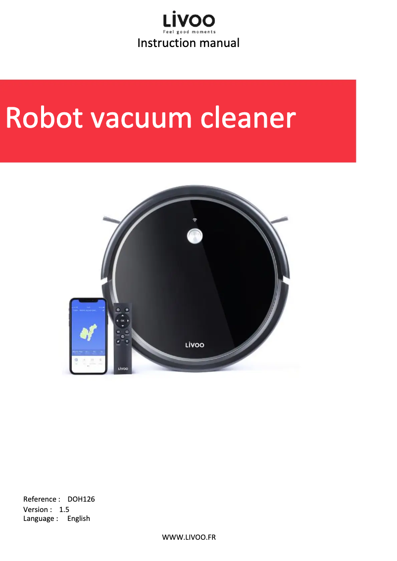 Imagen de la primera página del manual del dispositivo DOH126