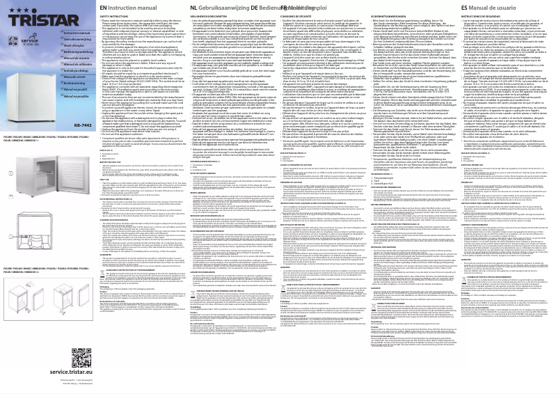 Página nº 1 - Manual de usuario TriStar KB-7442