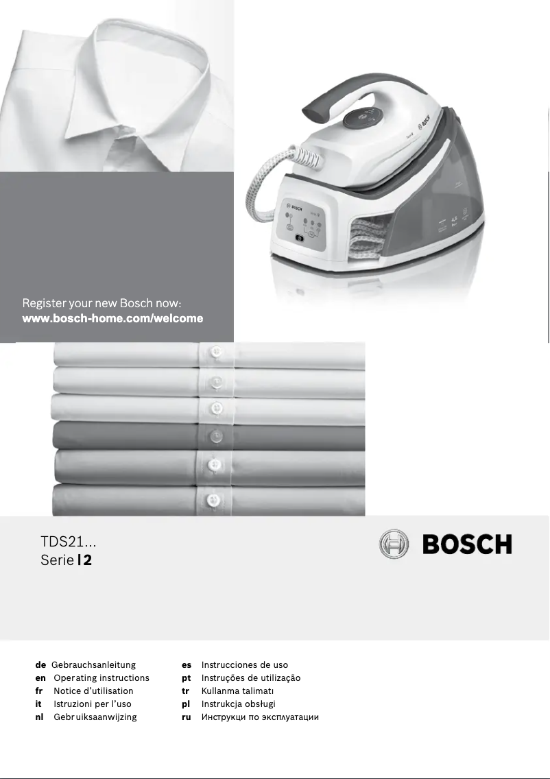 Página 1 del manual Manual de usuario Bosch TDS2110GB