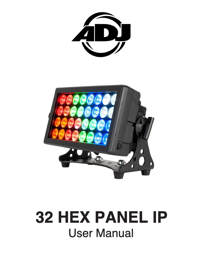 Imagen de la primera página del manual del dispositivo 32 HEX Panel IP