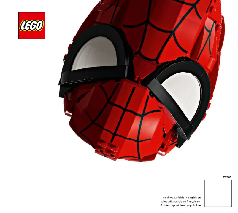 Página 1 del manual Manual de usuario Lego Marvel Spider-Man's Mask 76285
