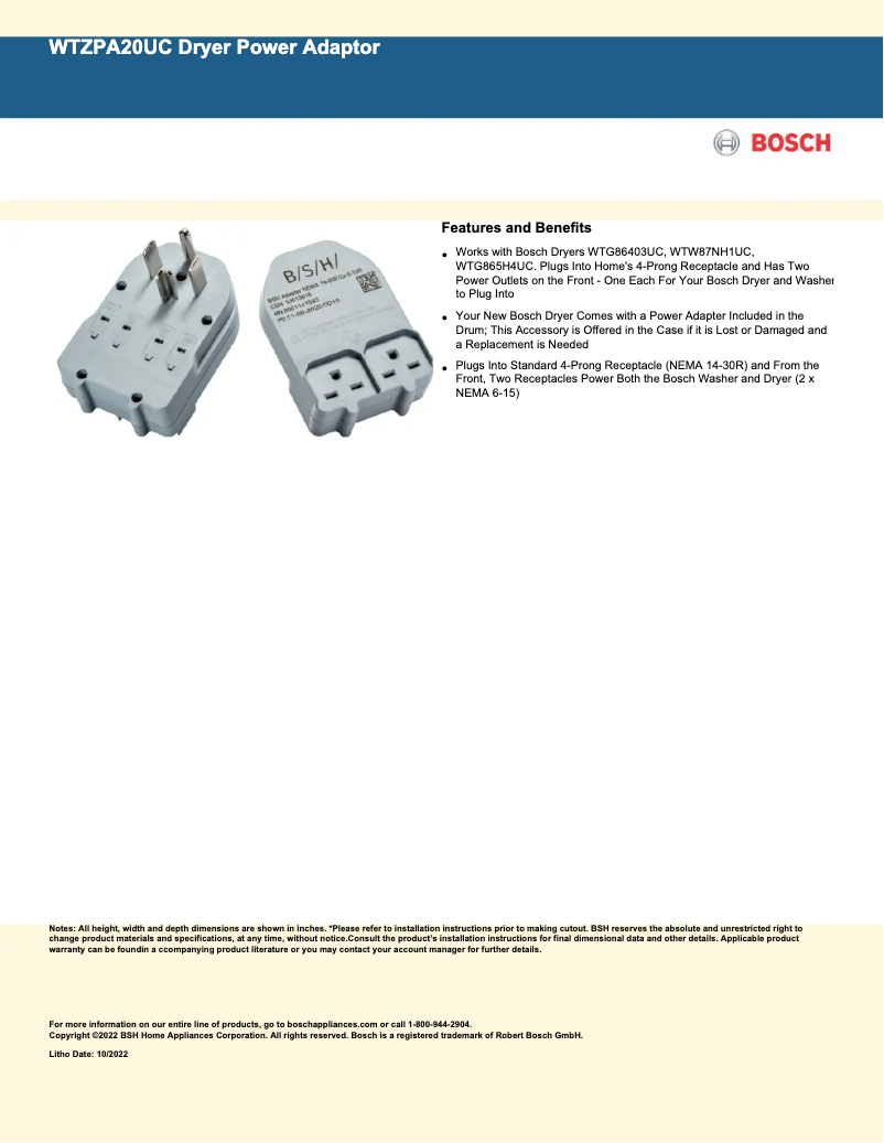 Imagen de la primera página del manual del dispositivo WTZPA20UC