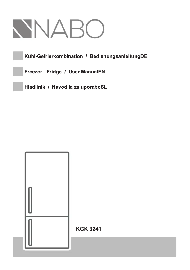 Página 1 del manual Manual de usuario Nabo KGK 3241