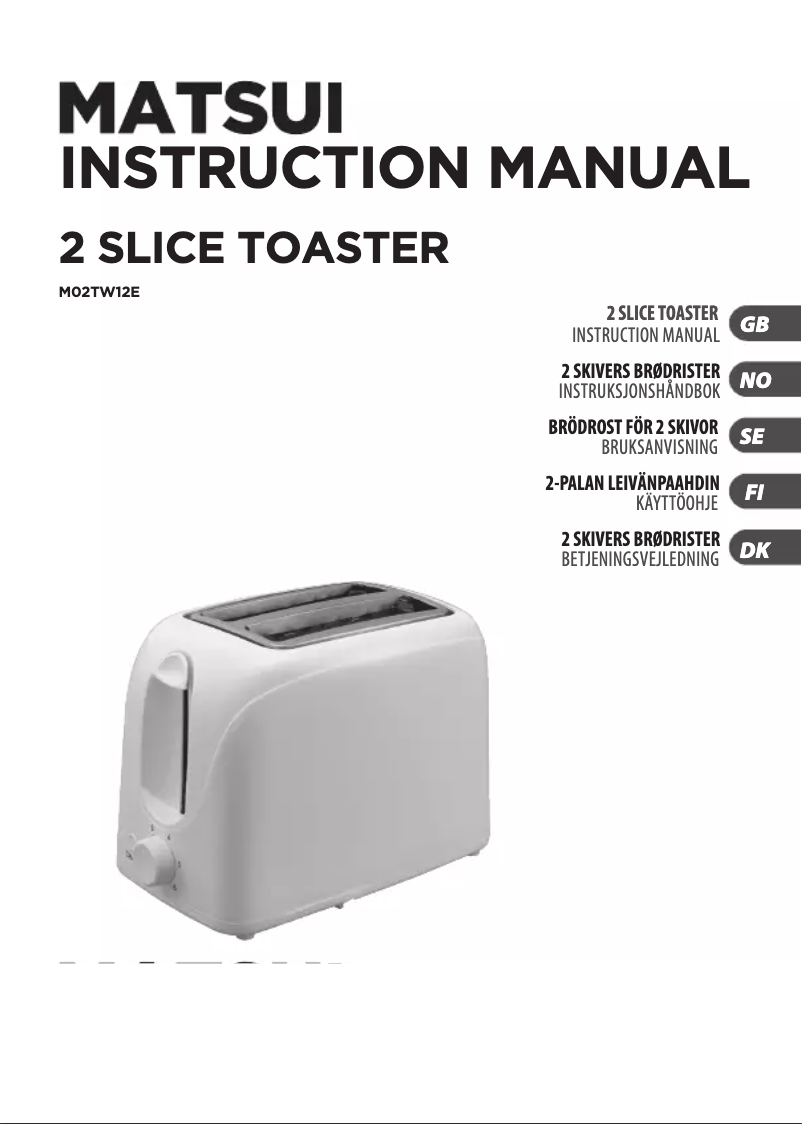 Página nº 1 - Manual de usuario Matsui M02TW12E