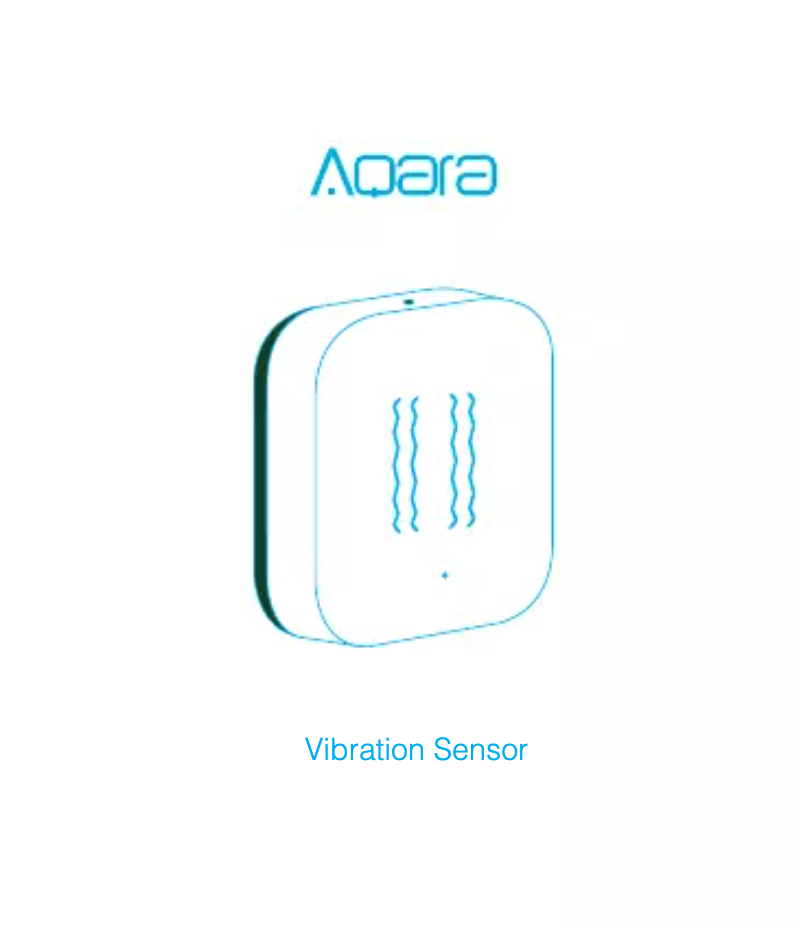 Imagen de la primera página del manual del dispositivo Aqara Vibration Sensor