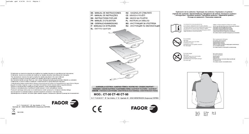 Imagen de la primera página del manual del dispositivo CT-50