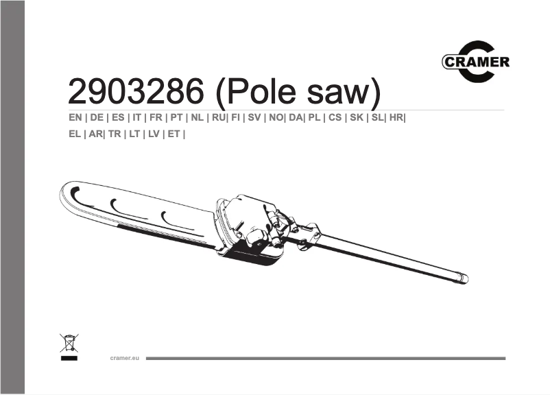 Página 1 del manual Manual de usuario Cramer A82TXPS