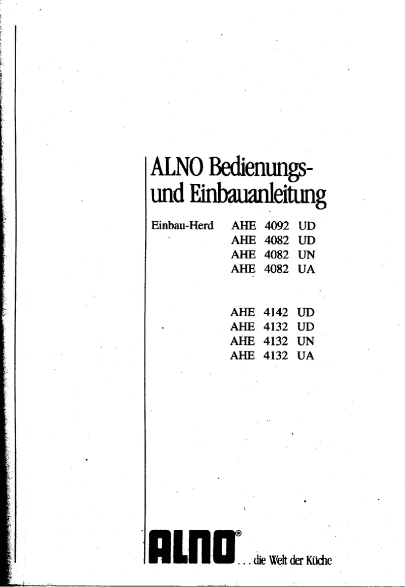 Imagen de la primera página del manual del dispositivo AHE4132UA