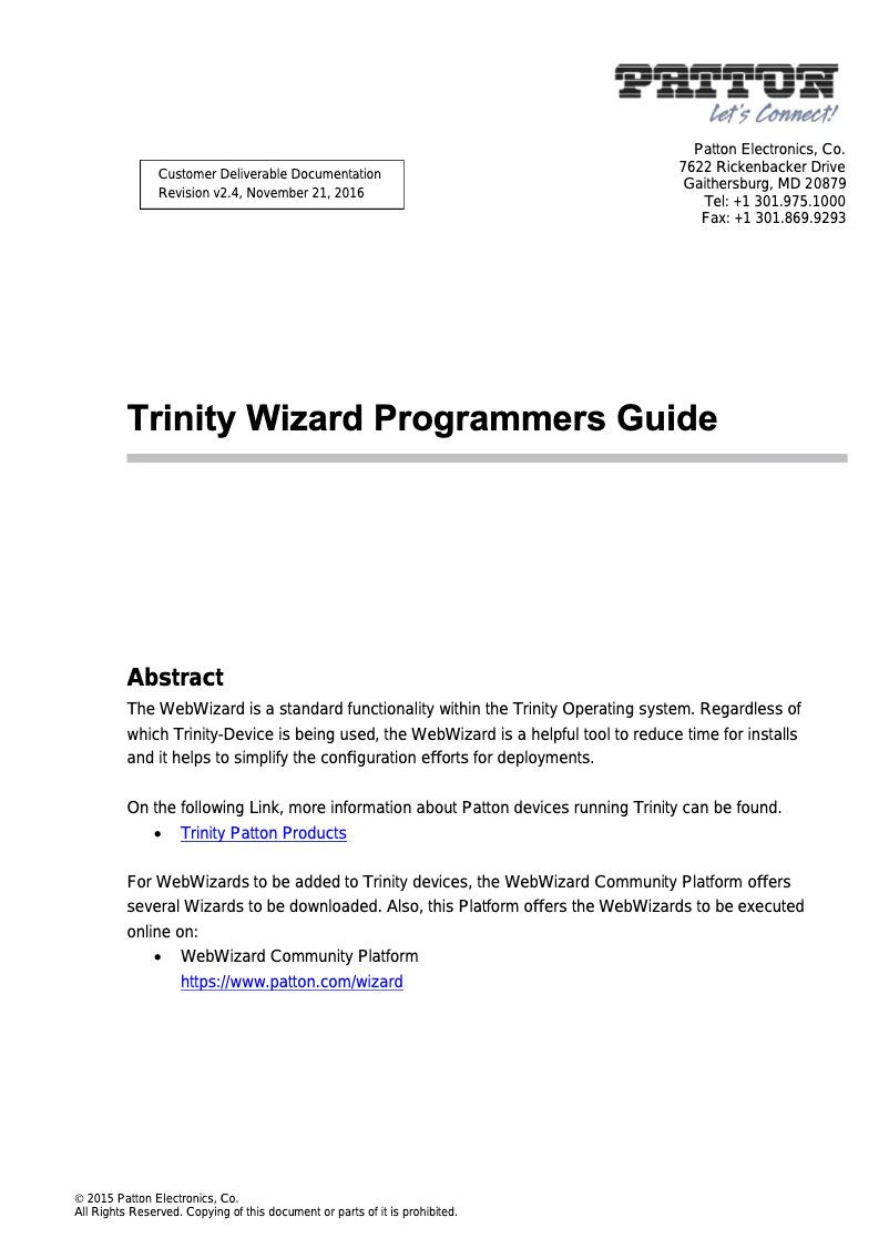 Imagen de la primera página del manual del dispositivo SmartNode 5490 eSBC IAD