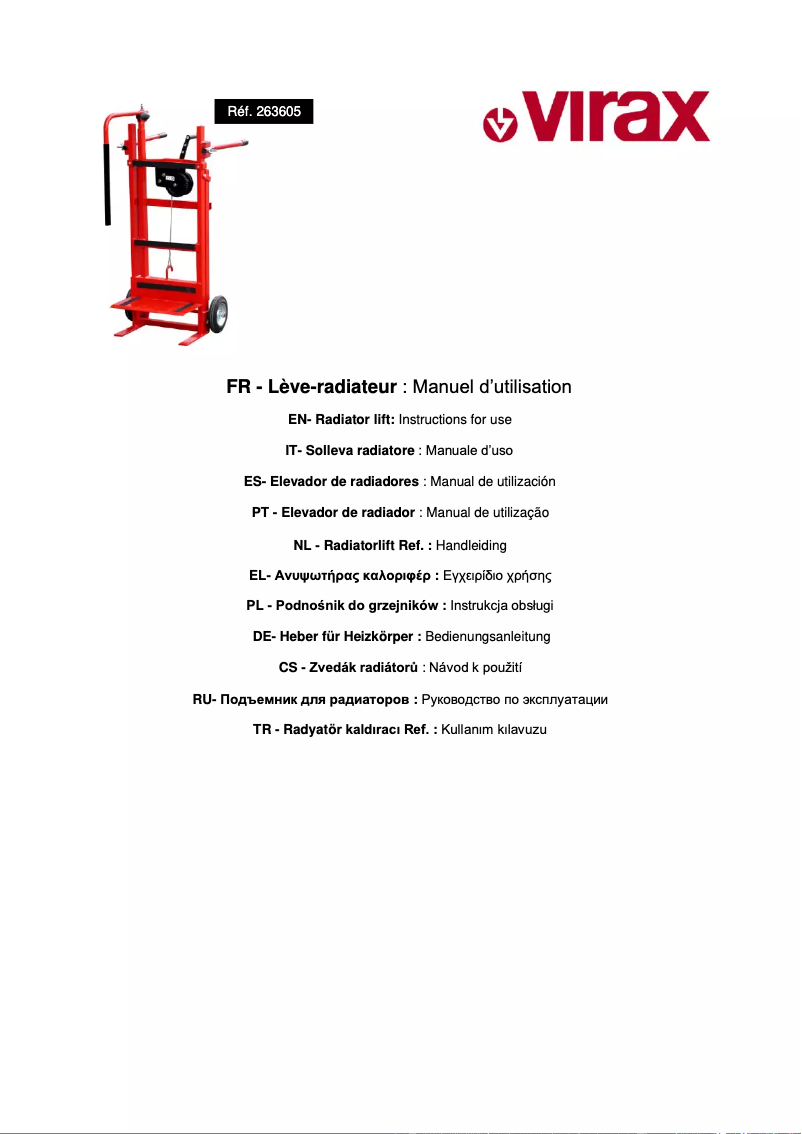 Imagen de la primera página del manual del dispositivo 263605