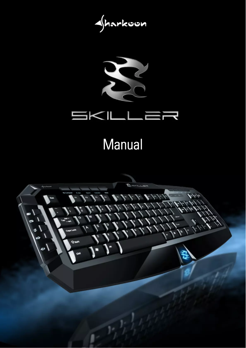 Página 1 del manual Manual de usuario Sharkoon Skiller
