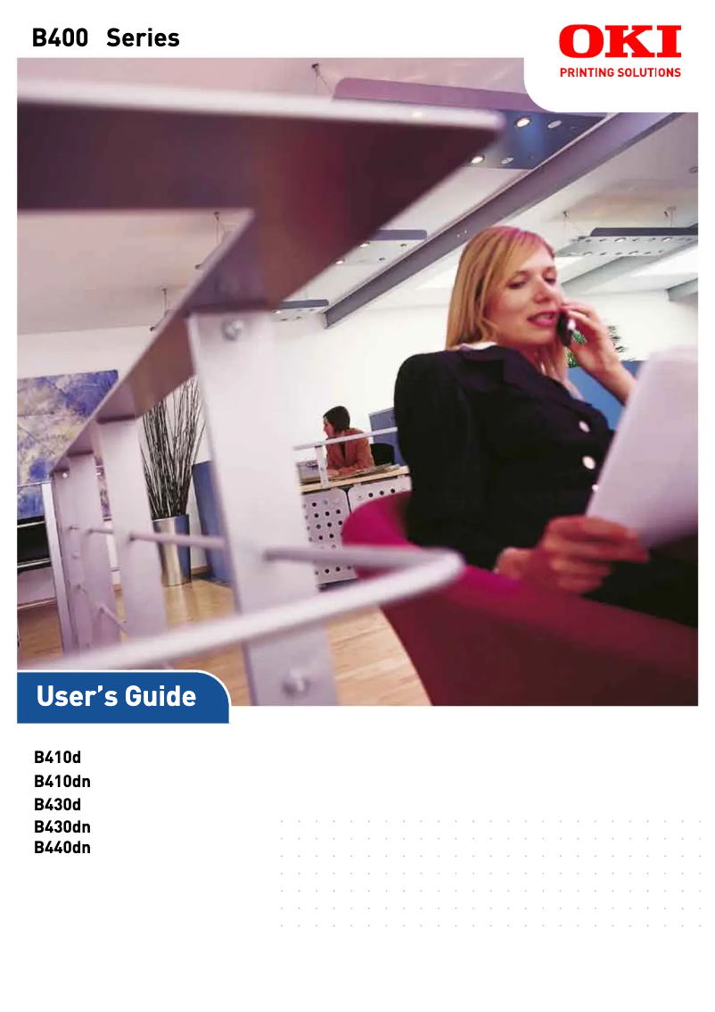 Imagen de la primera página del manual del dispositivo B440dn