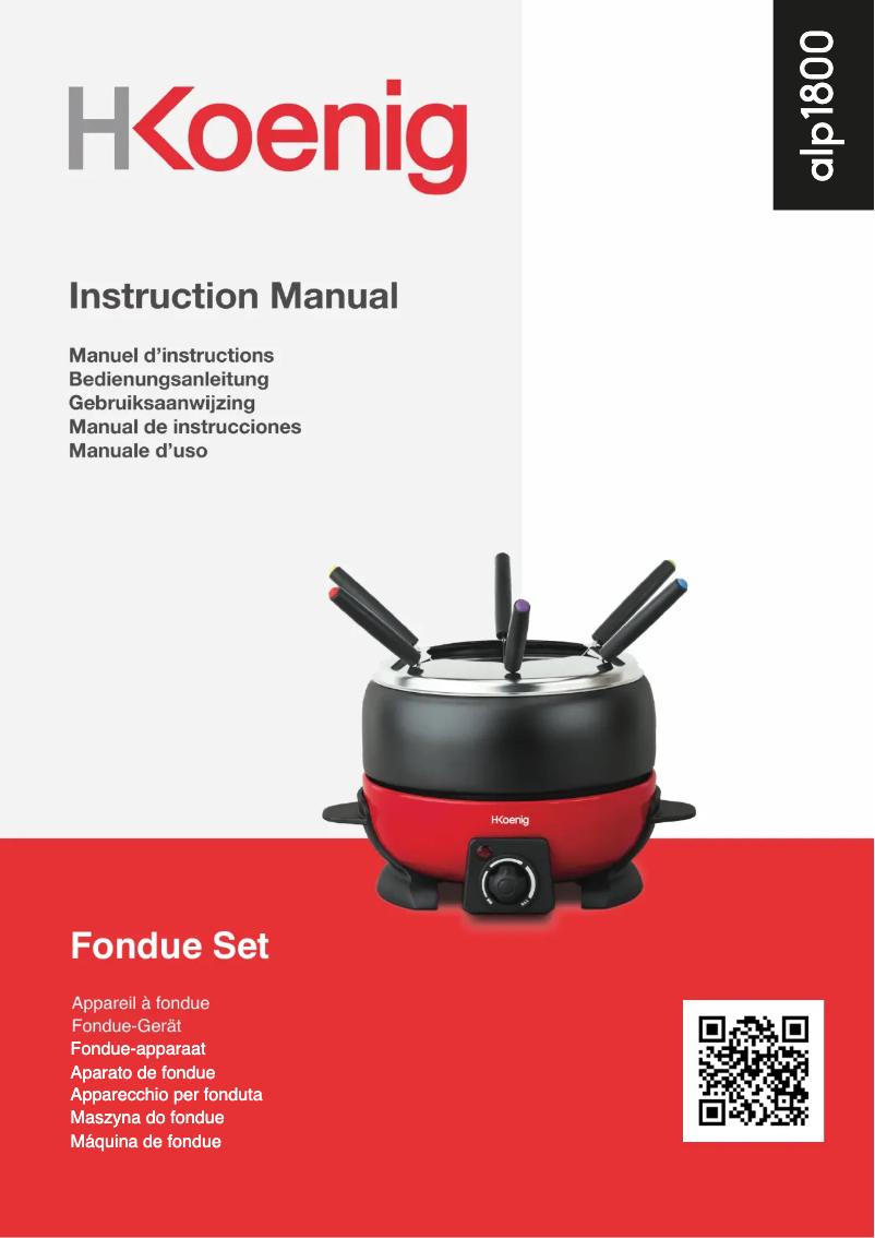 Página 1 del manual Manual de usuario H.Koenig ALP1800