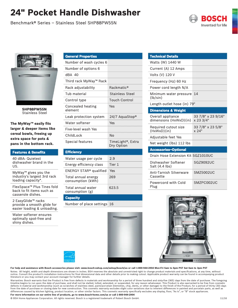 Imagen de la primera página del manual del dispositivo SHP88PW55N