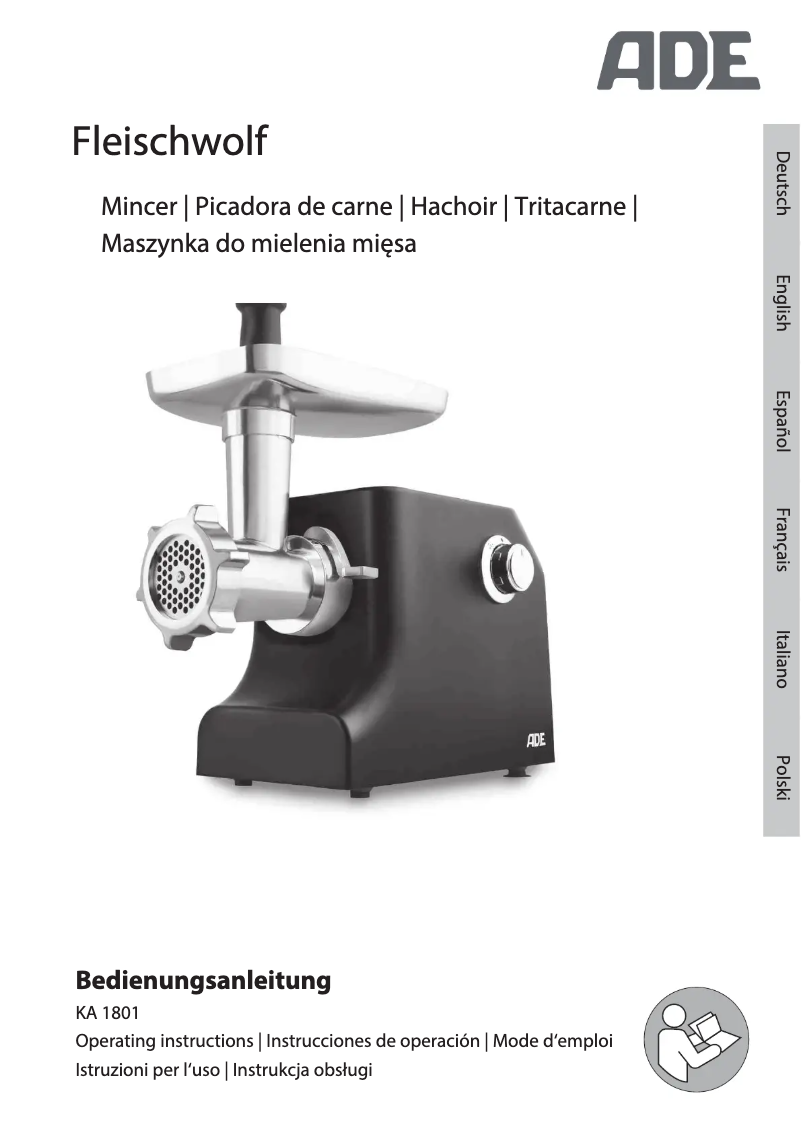 Imagen de la primera página del manual del dispositivo KA 1801