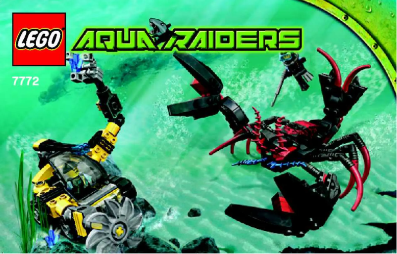 Imagen de la primera página del manual del dispositivo Aqua Raiders 7772