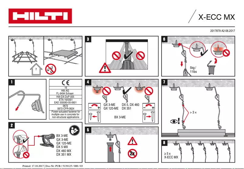Imagen de la primera página del manual del dispositivo X-ECC MX